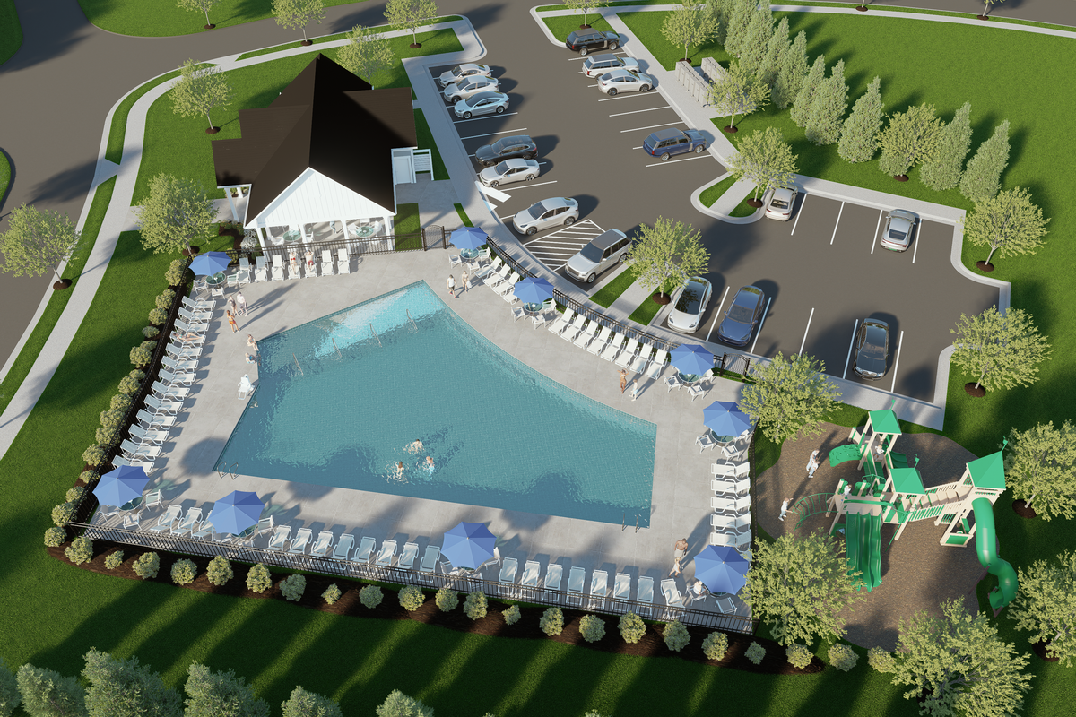 Planned community pool and playground