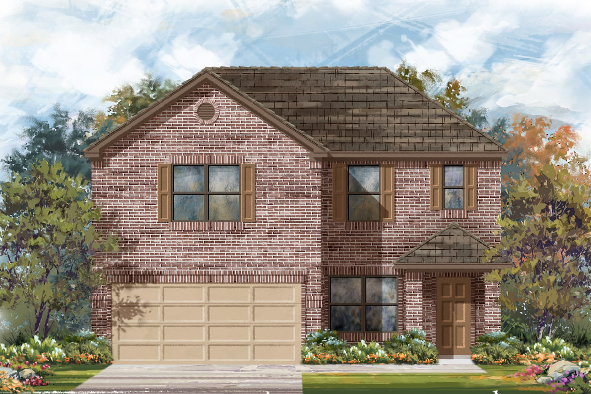 New Homes in 3528 Vuitton, TX - Plan 2177