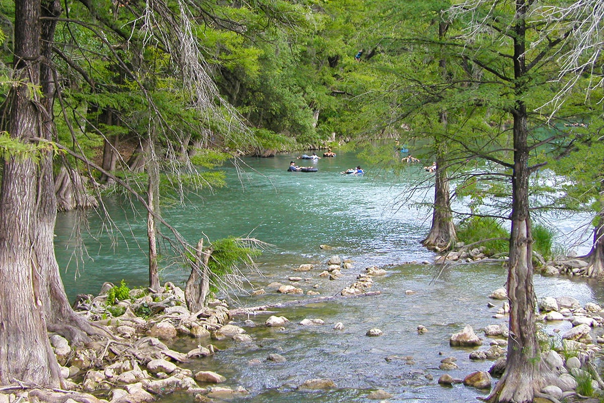 An easy drive to Guadalupe River State Park
