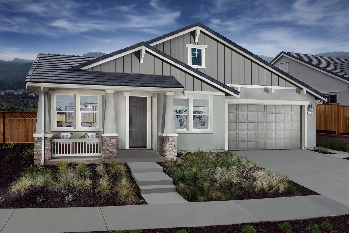 KB model home in Gilroy, CA