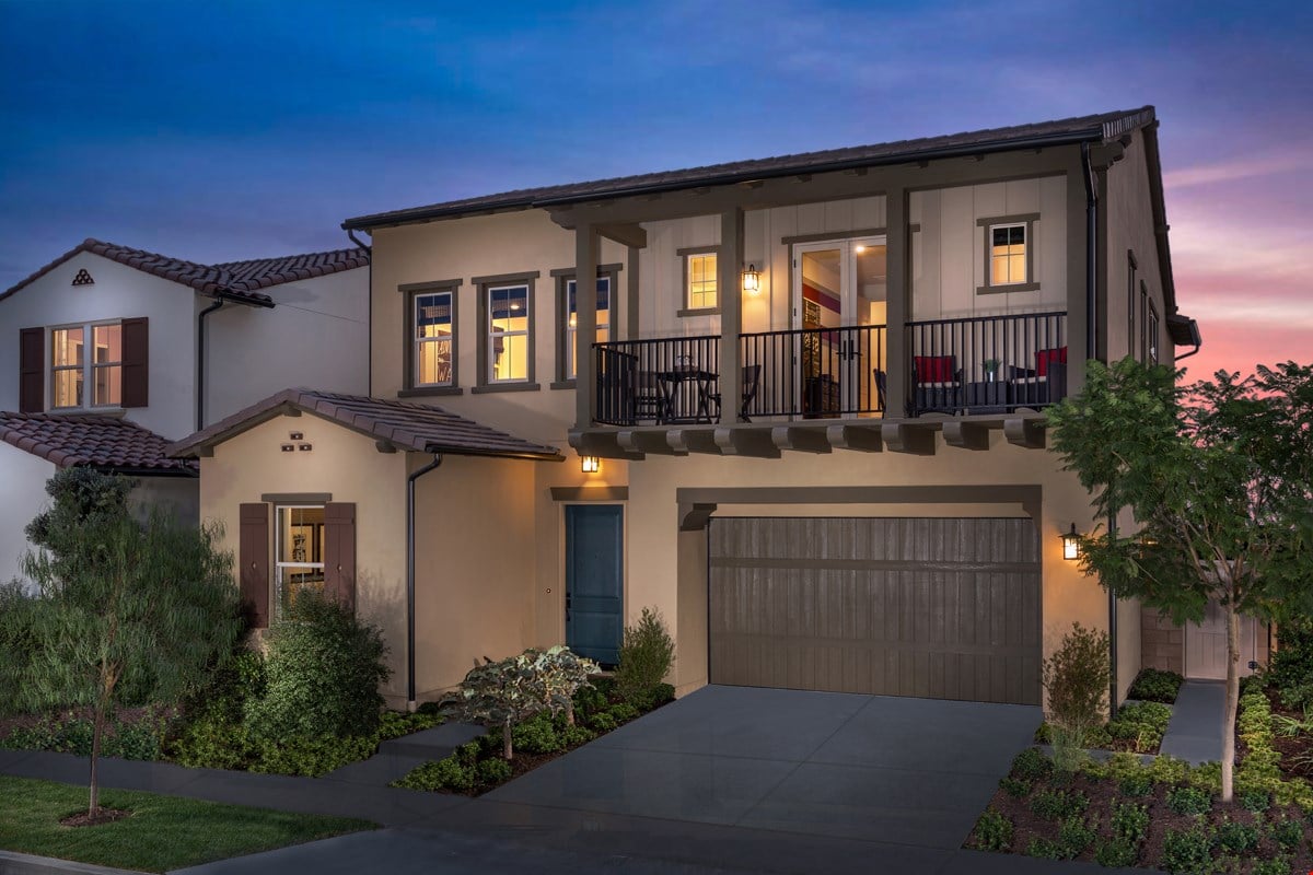KB model home in Irvine, CA