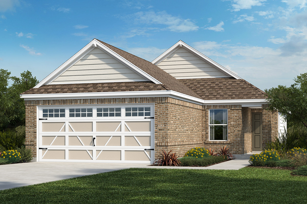 Plan 1360 Modeled Home for Sale at Texas in Georgetown, Texas by KB Home