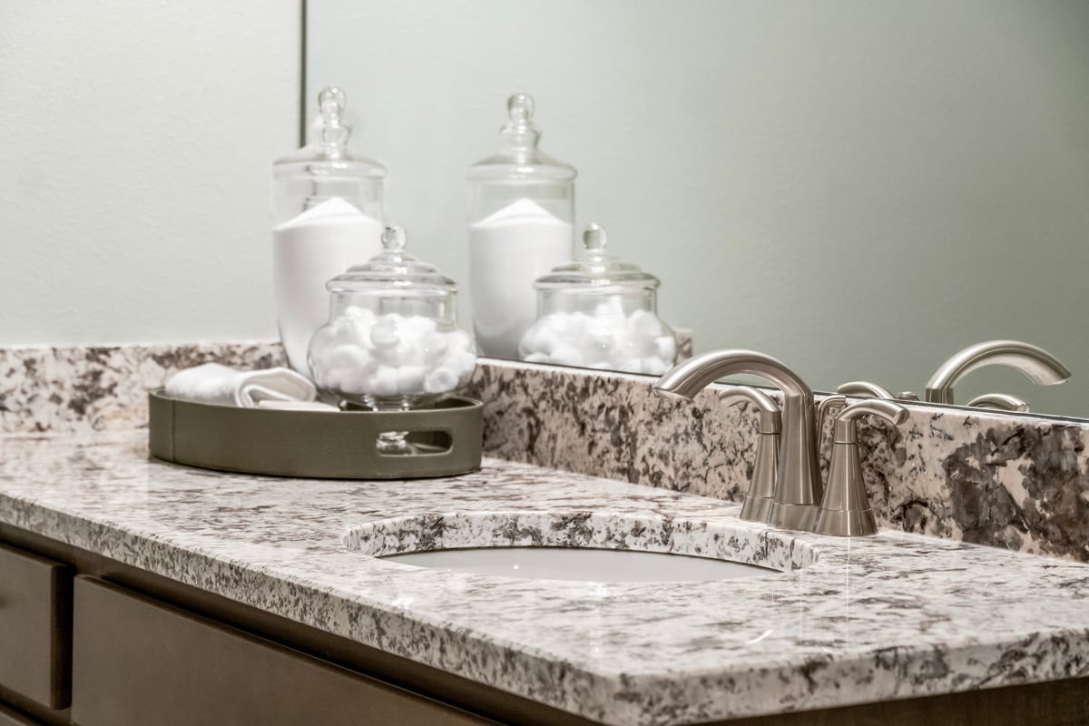 Granite secondary bath countertops