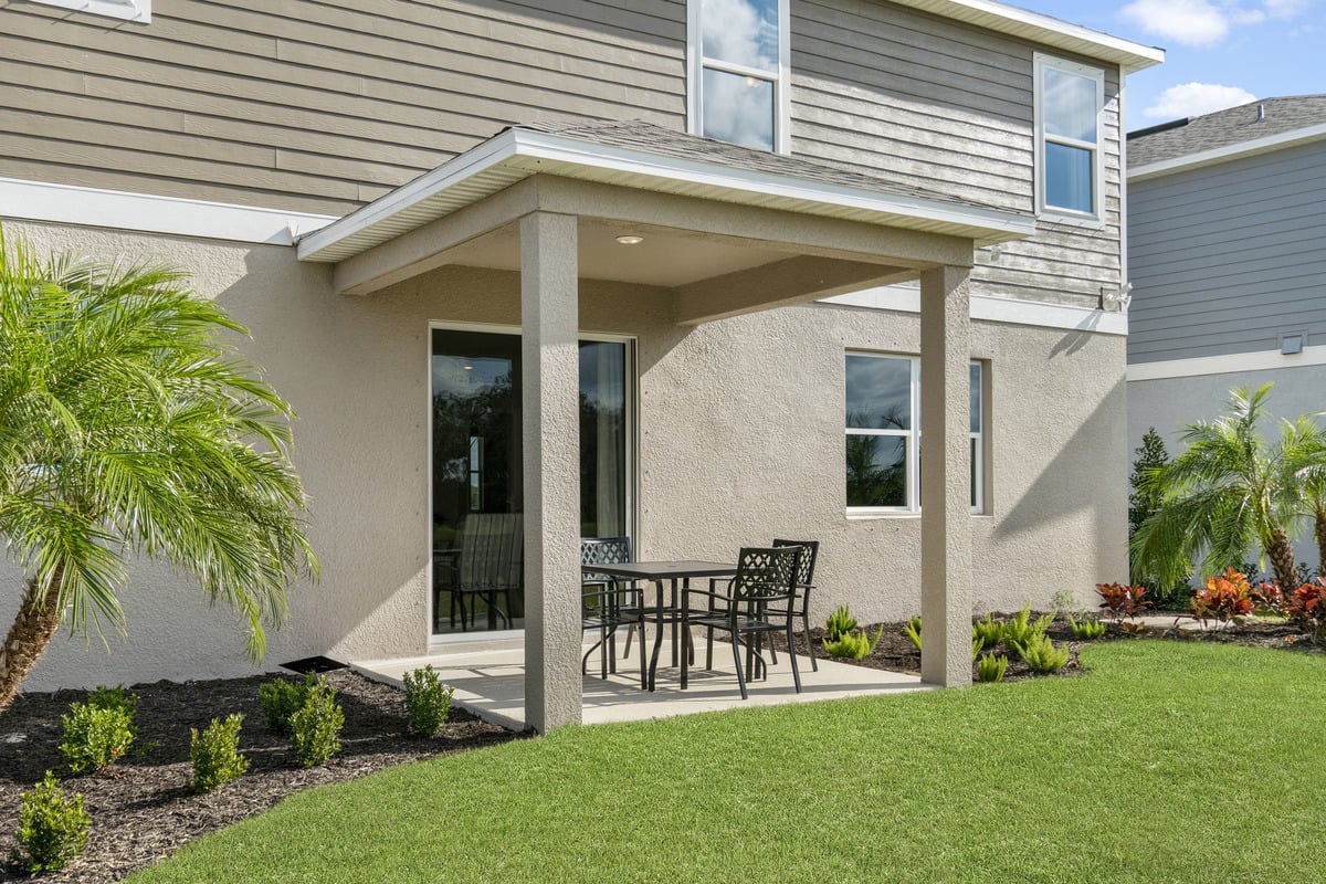 Covered patio