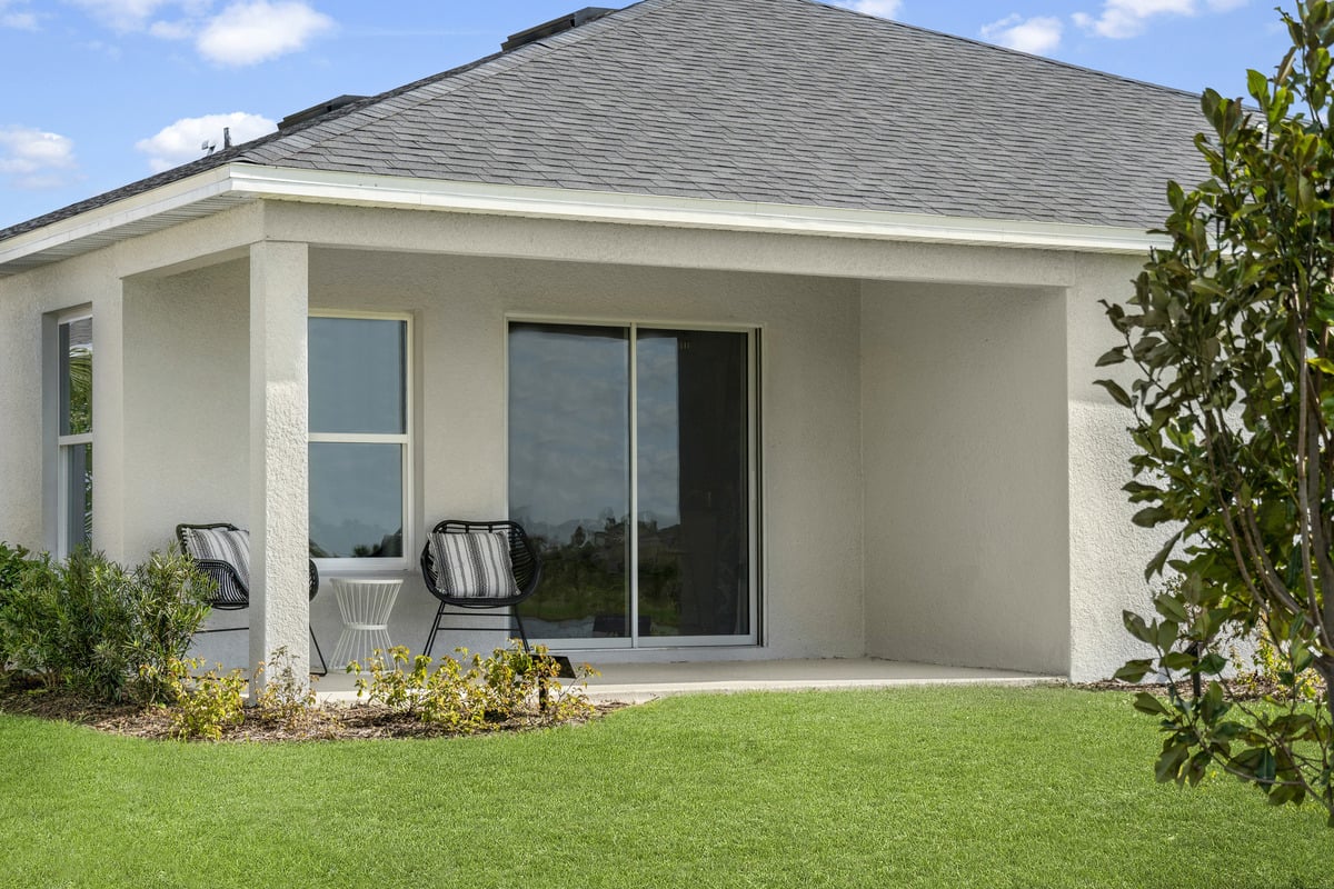 Covered patio