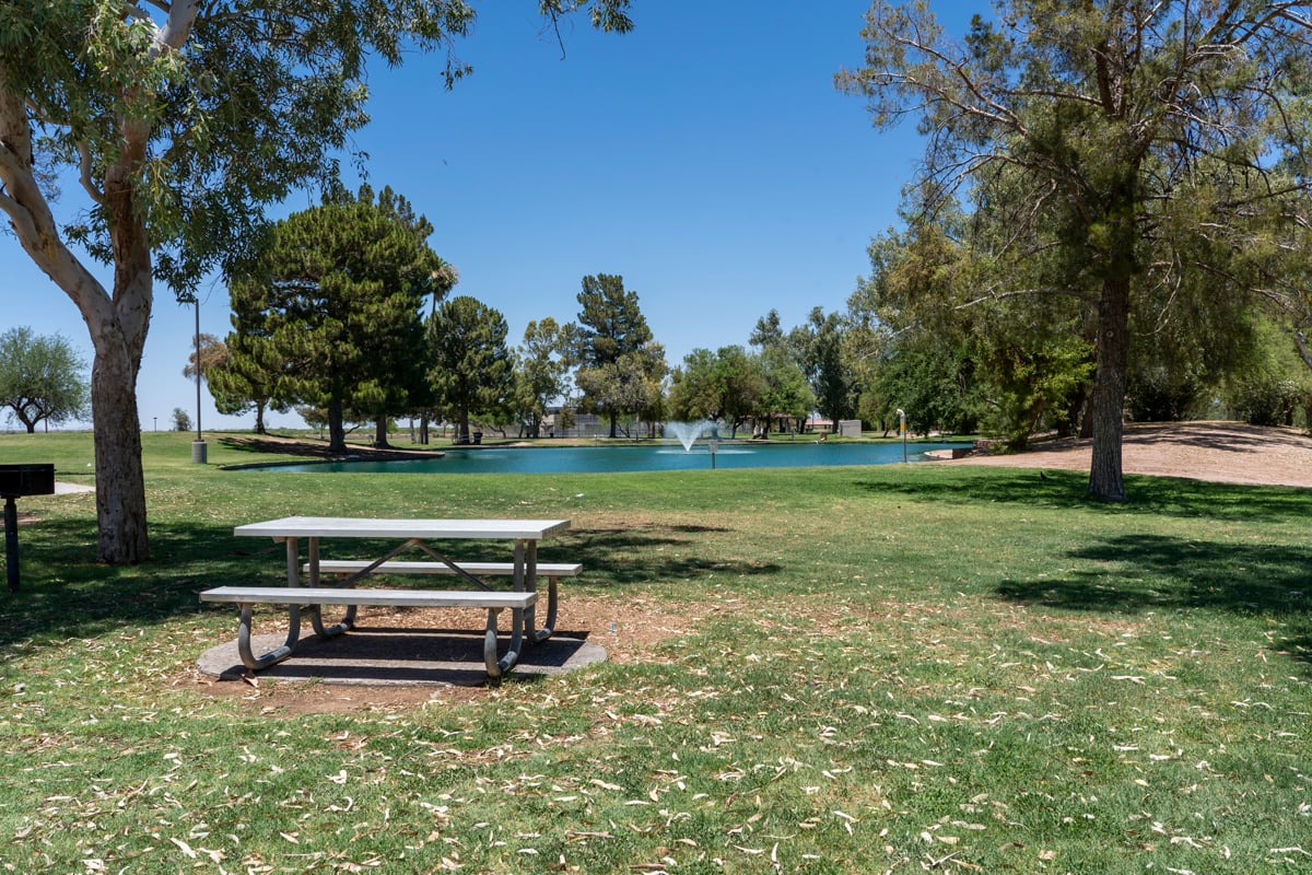 Community picnic area