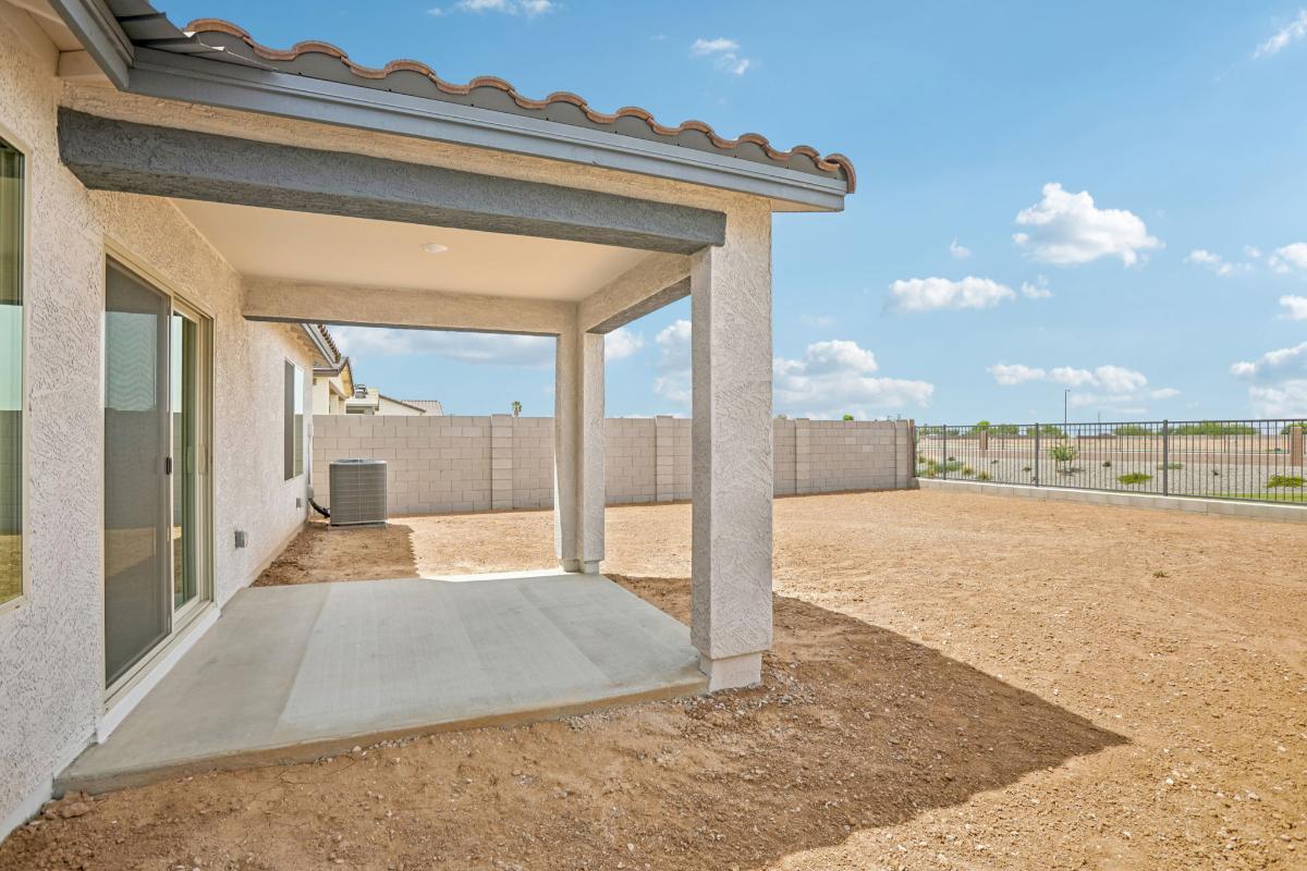 Covered patio
