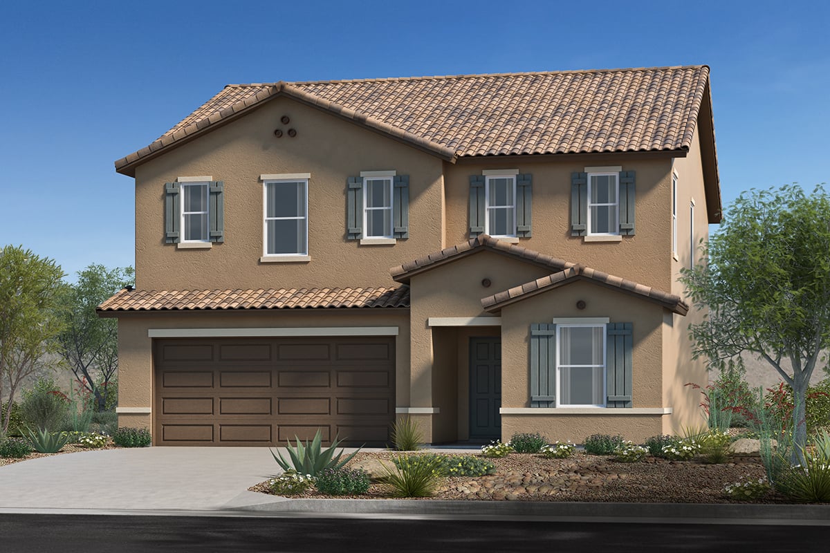 New Homes in Surprise, AZ - The Enclaves at Desert Oasis Plan 2373 Elevation A