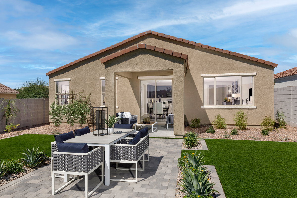 New Homes in Gold Canyon, AZ - Entrada Del Oro II Plan 1994 Patio