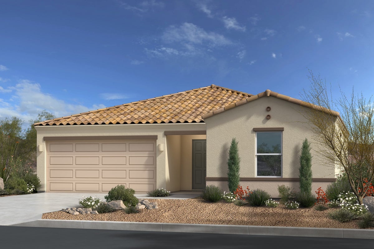 New Homes in Gold Canyon, AZ - Entrada Del Oro II Plan 1476 Elevation A 