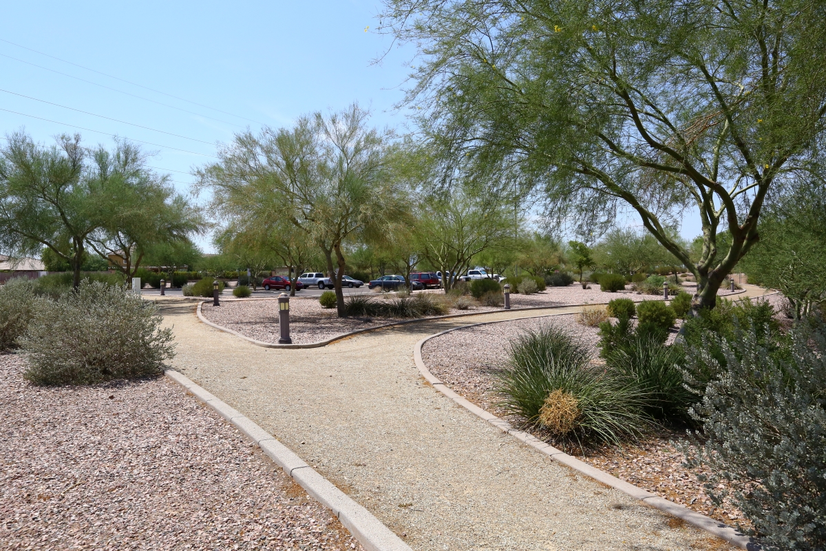 Community walking path