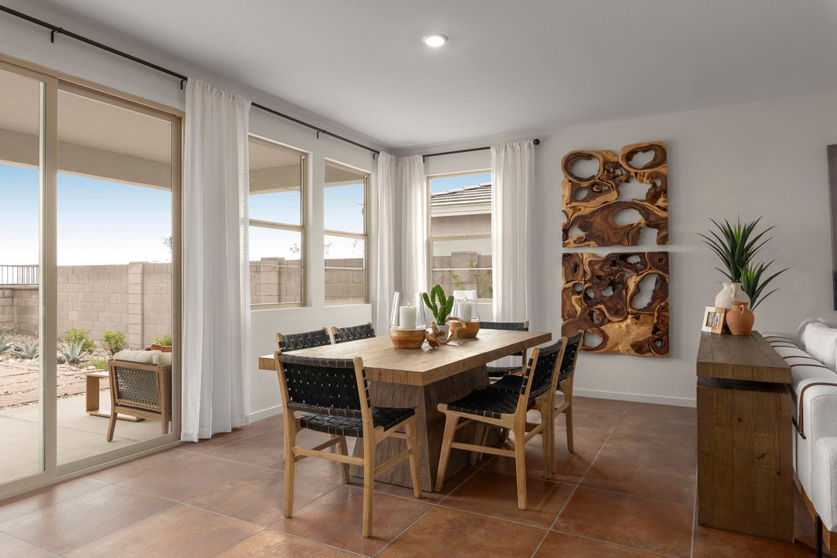 Dining area off great room