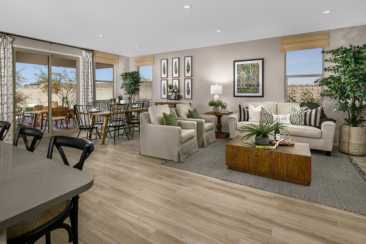New Homes in Phoenix, AZ - Santolina at South Mountain Plan 2014 Great Room