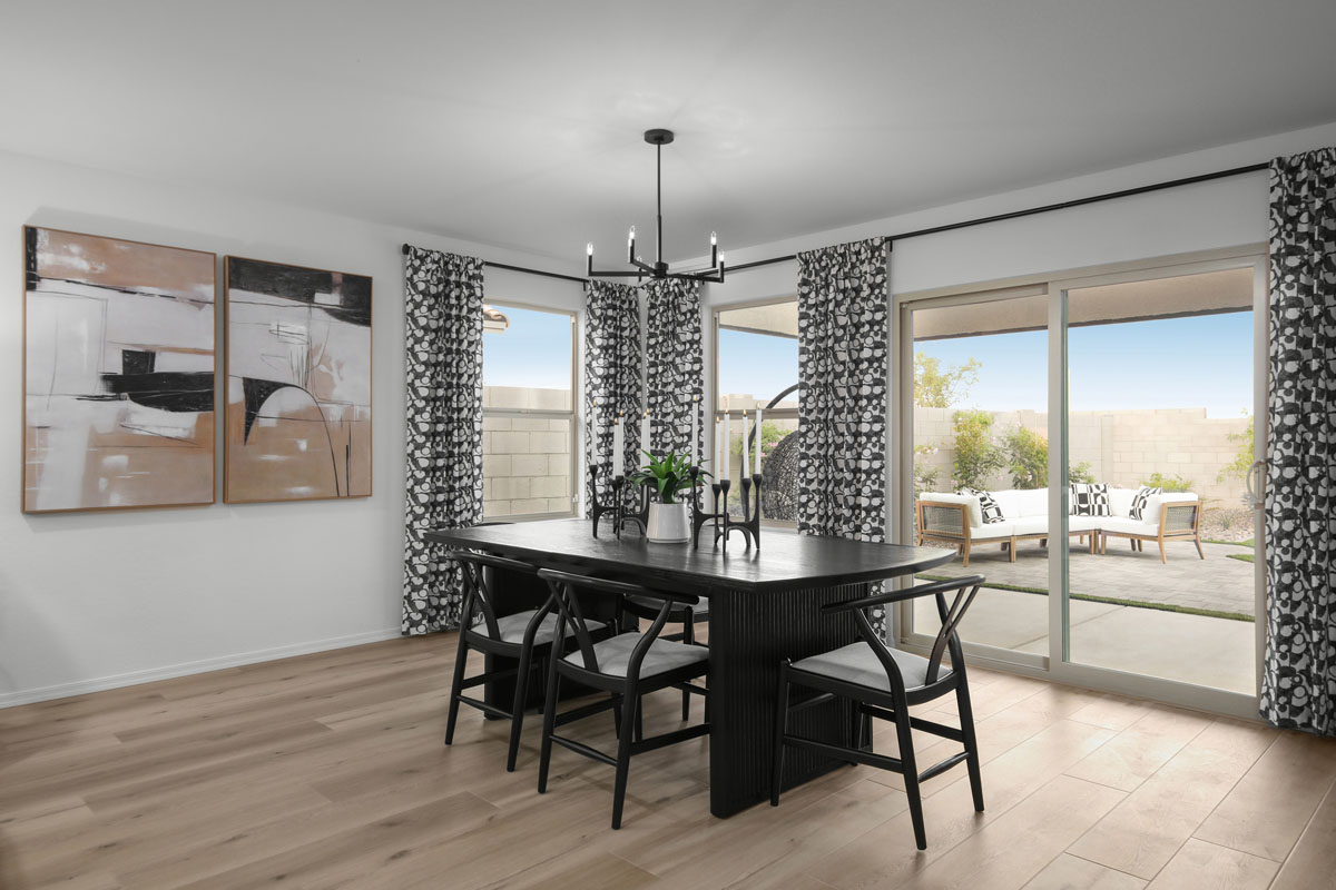 Dining area off great room