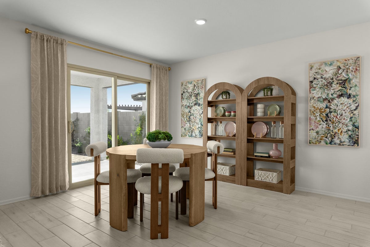 Dining area off great room