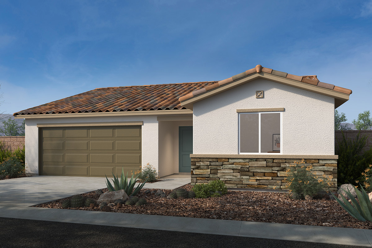 Exterior C with optional stone