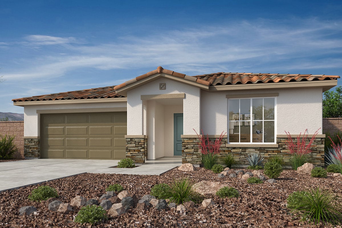 Exterior C with masonry
