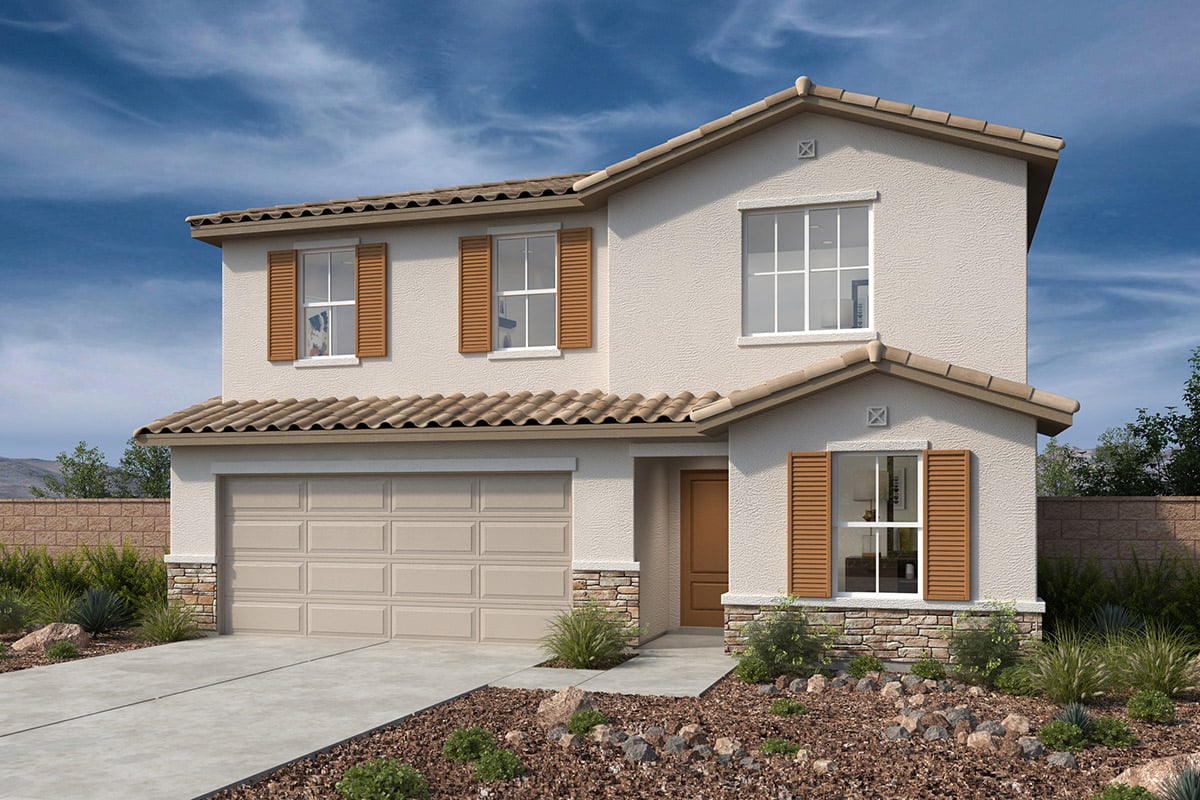 Exterior C with masonry