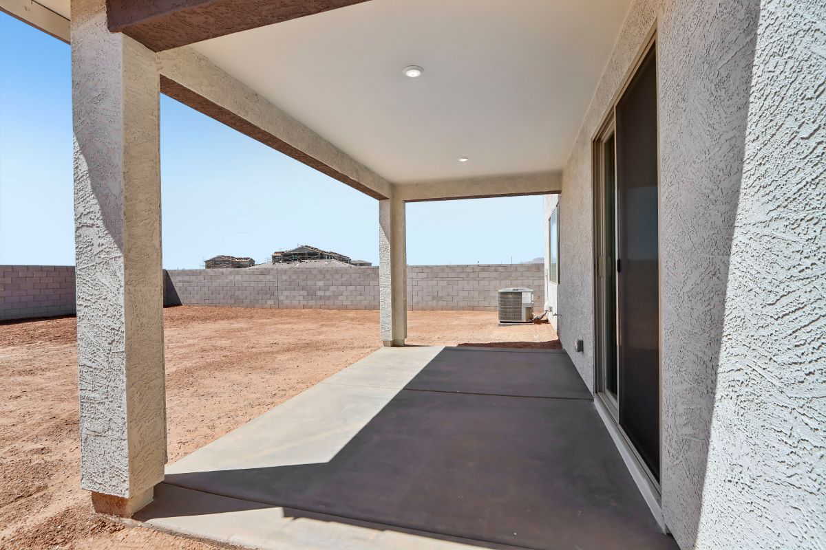 Covered patio