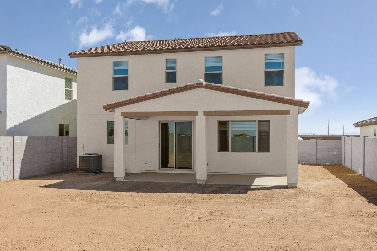 Rear exterior