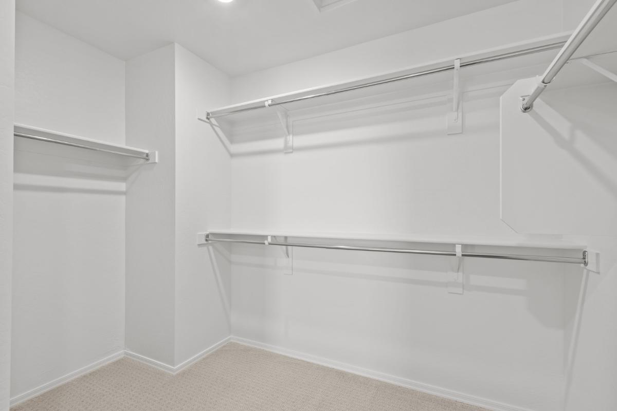 Primary walk-in closet