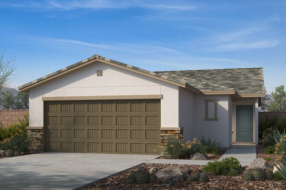 Exterior C with optional stone