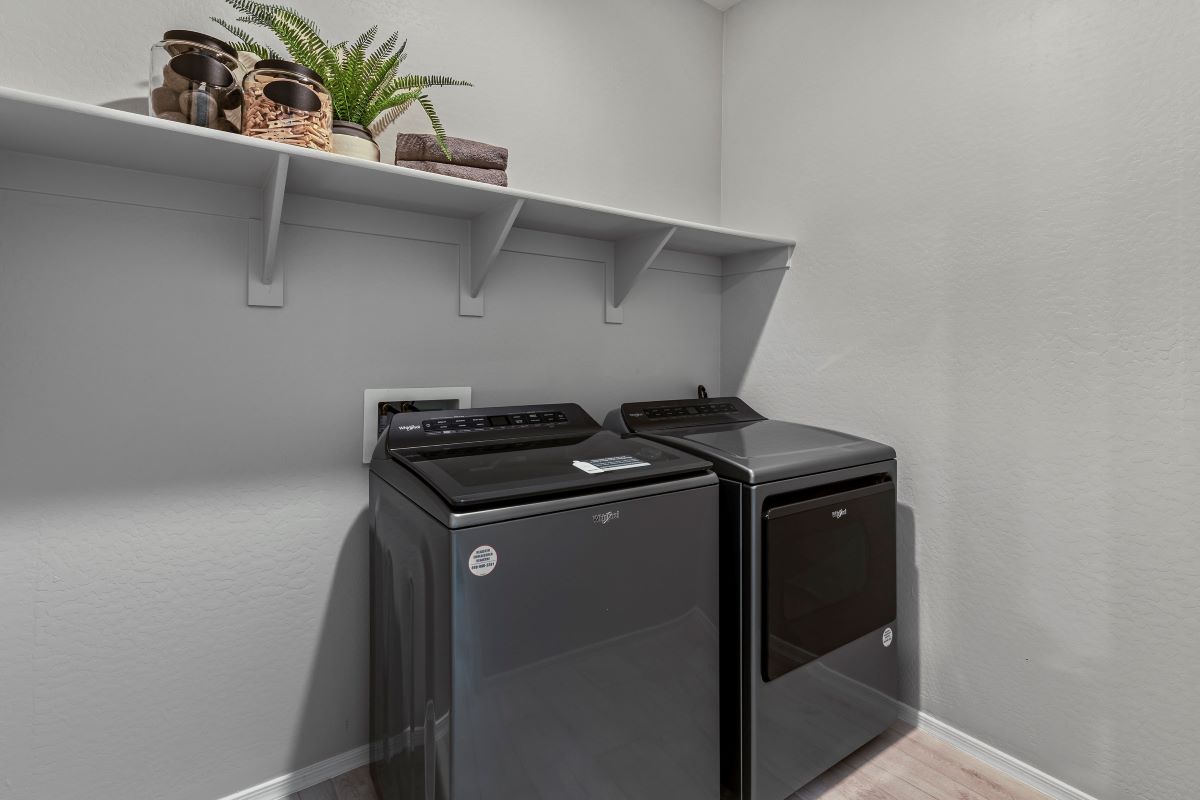 Dedicated laundry room