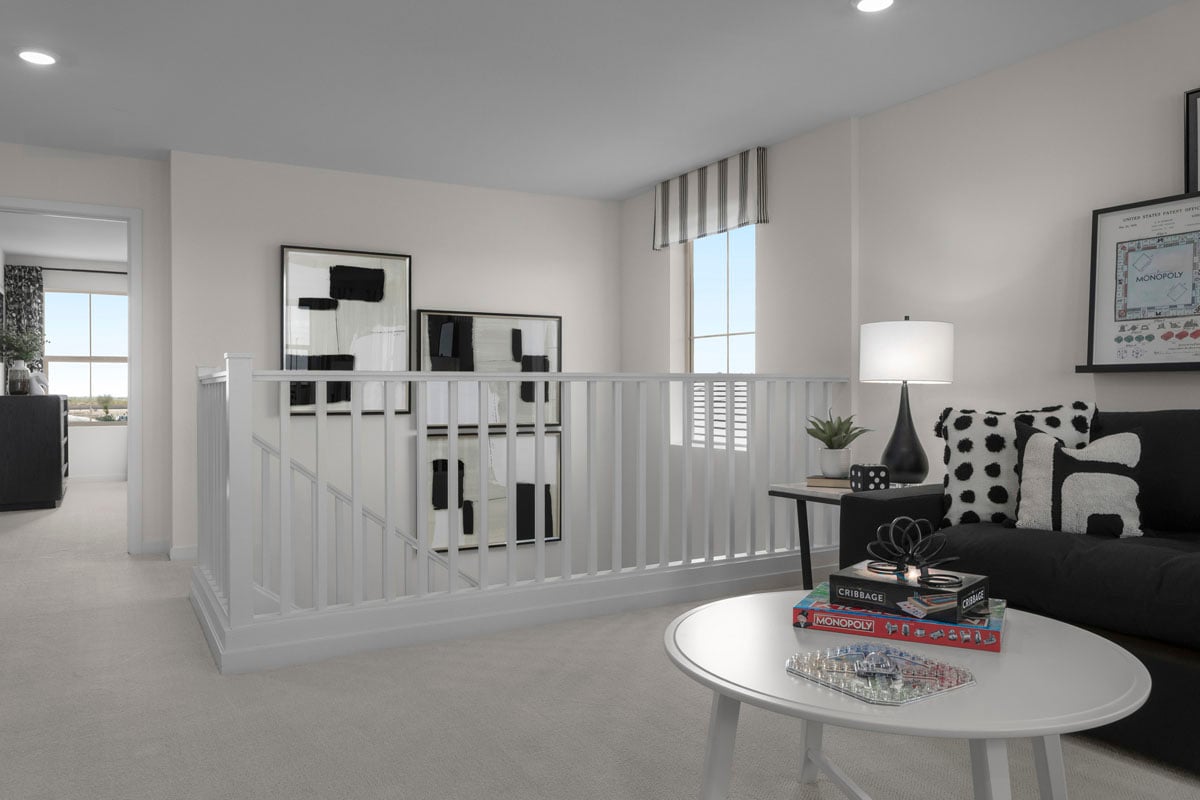 Mission-style stair rail