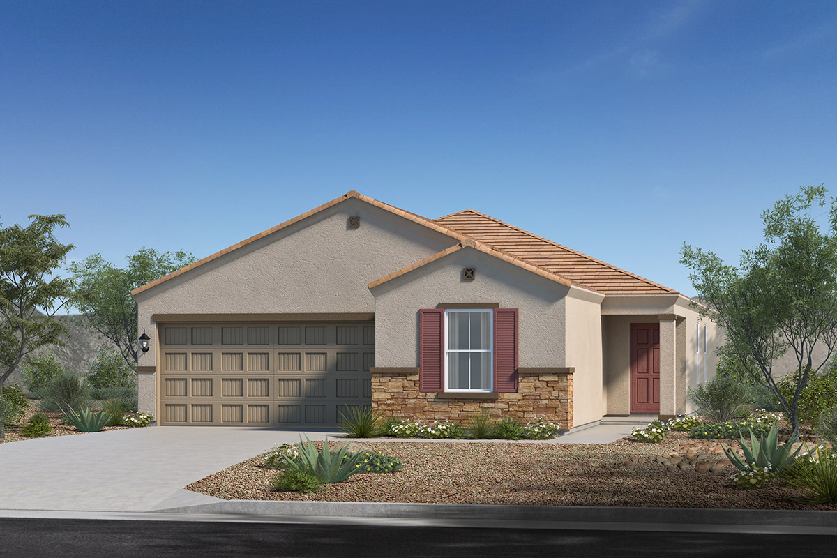 Exterior C with optional stone