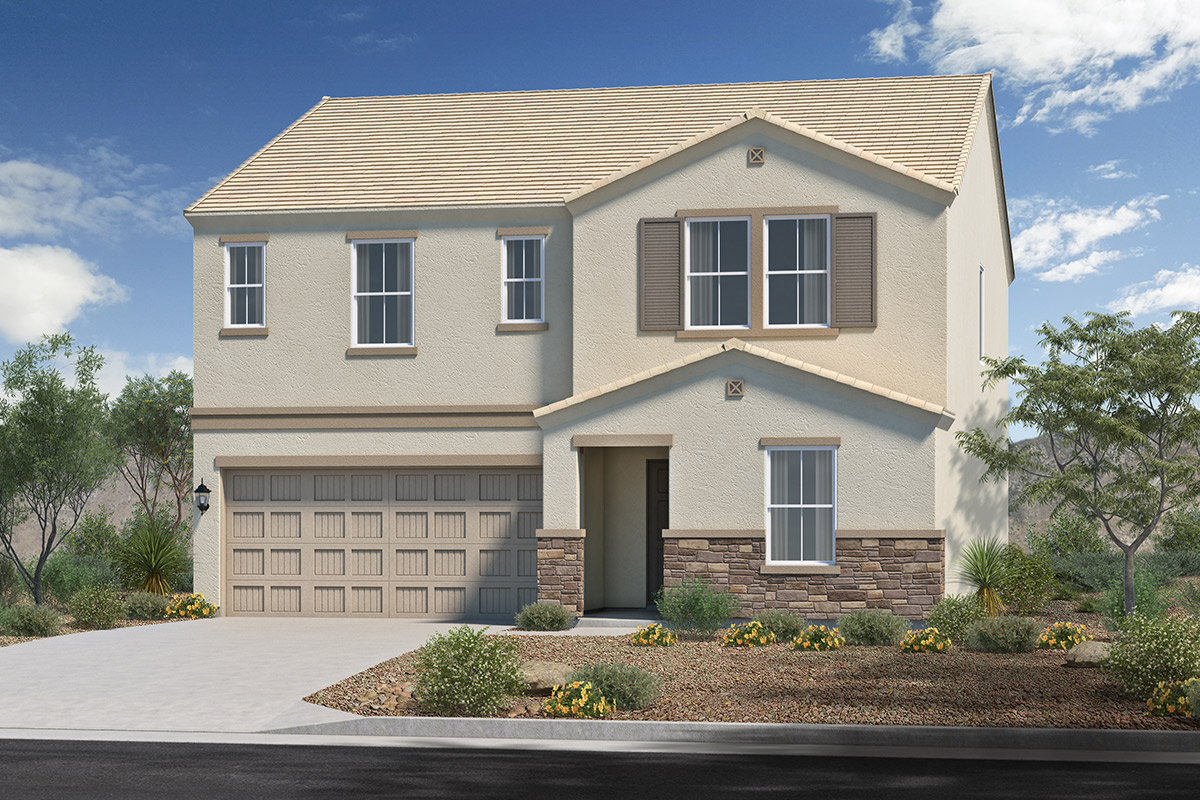 Exterior C with optional stone