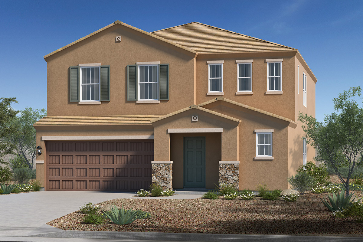 Exterior C with optional stone