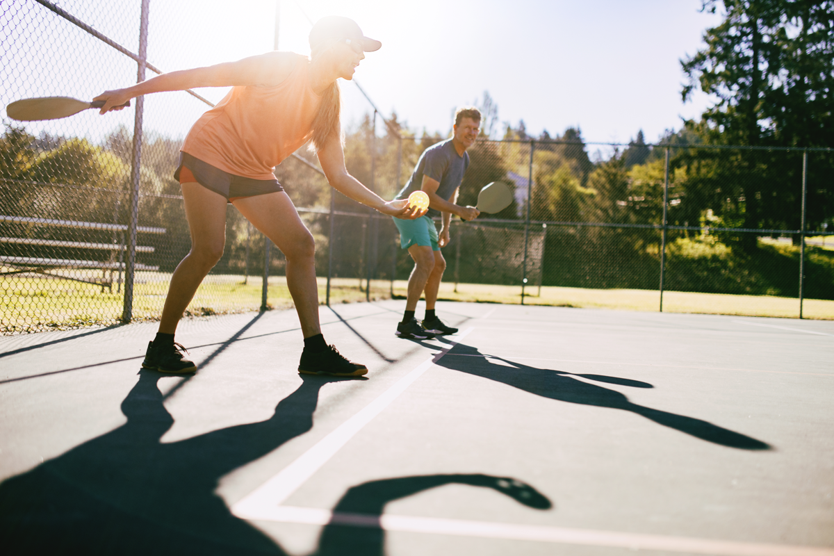 Planned pickleball court