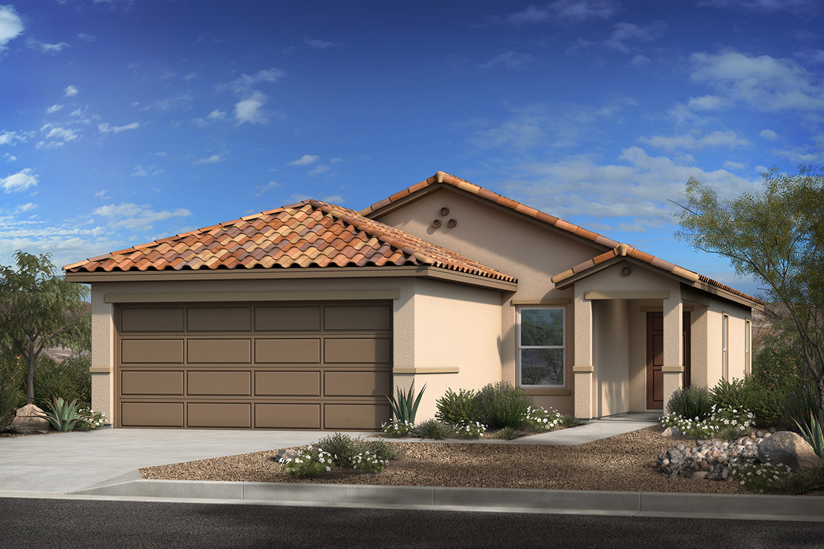 New Homes in Marana, AZ - Brookstone at Gladden Farms Plan 1383 Elevation A