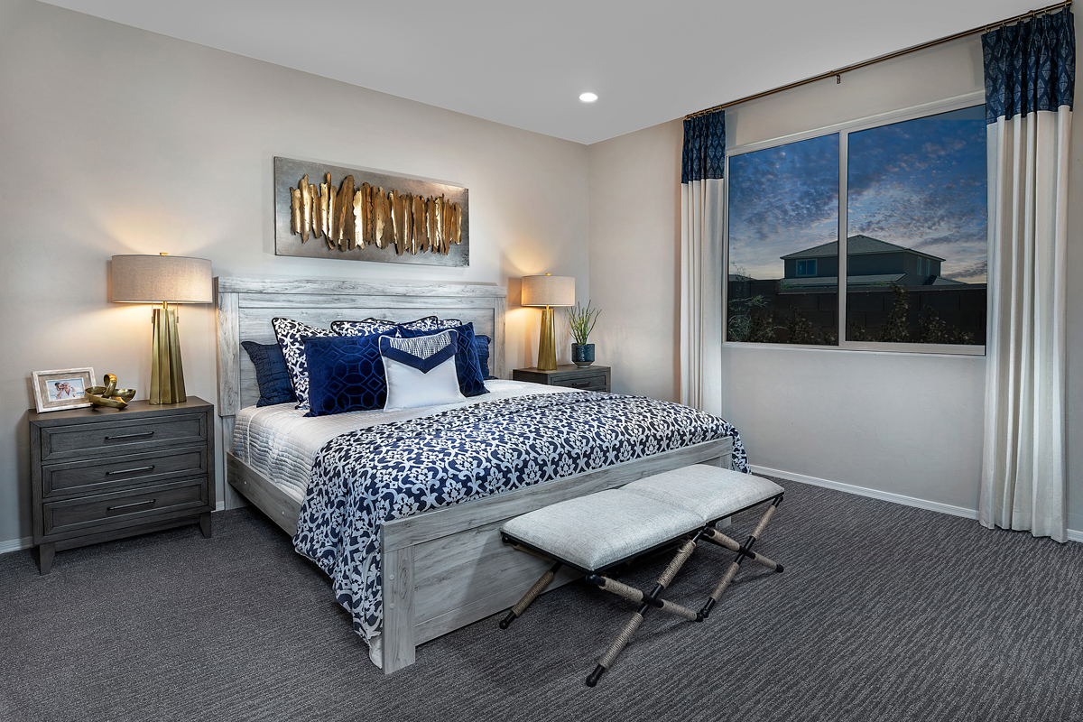 New Homes in Marana, AZ - Brookstone at Gladden Farms Plan 1745 Primary Bedroom