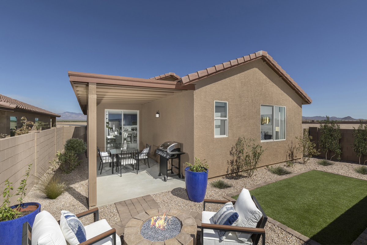 New Homes in Marana, AZ - Brookstone at Gladden Farms Plan 1745 Patio