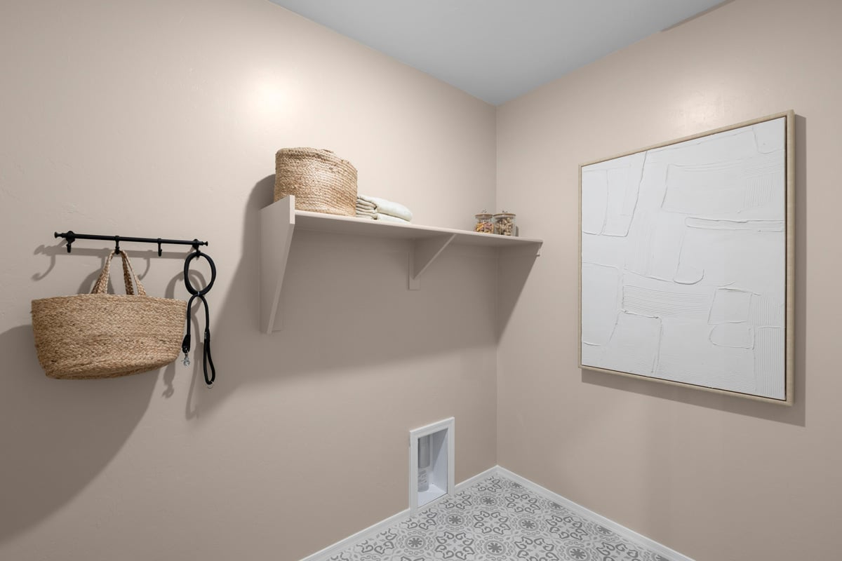 Dedicated laundry room 