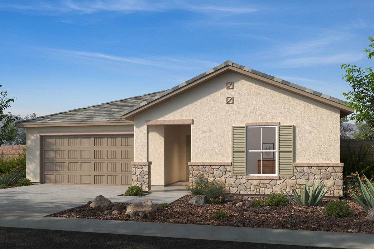 Exterior C with optional stone