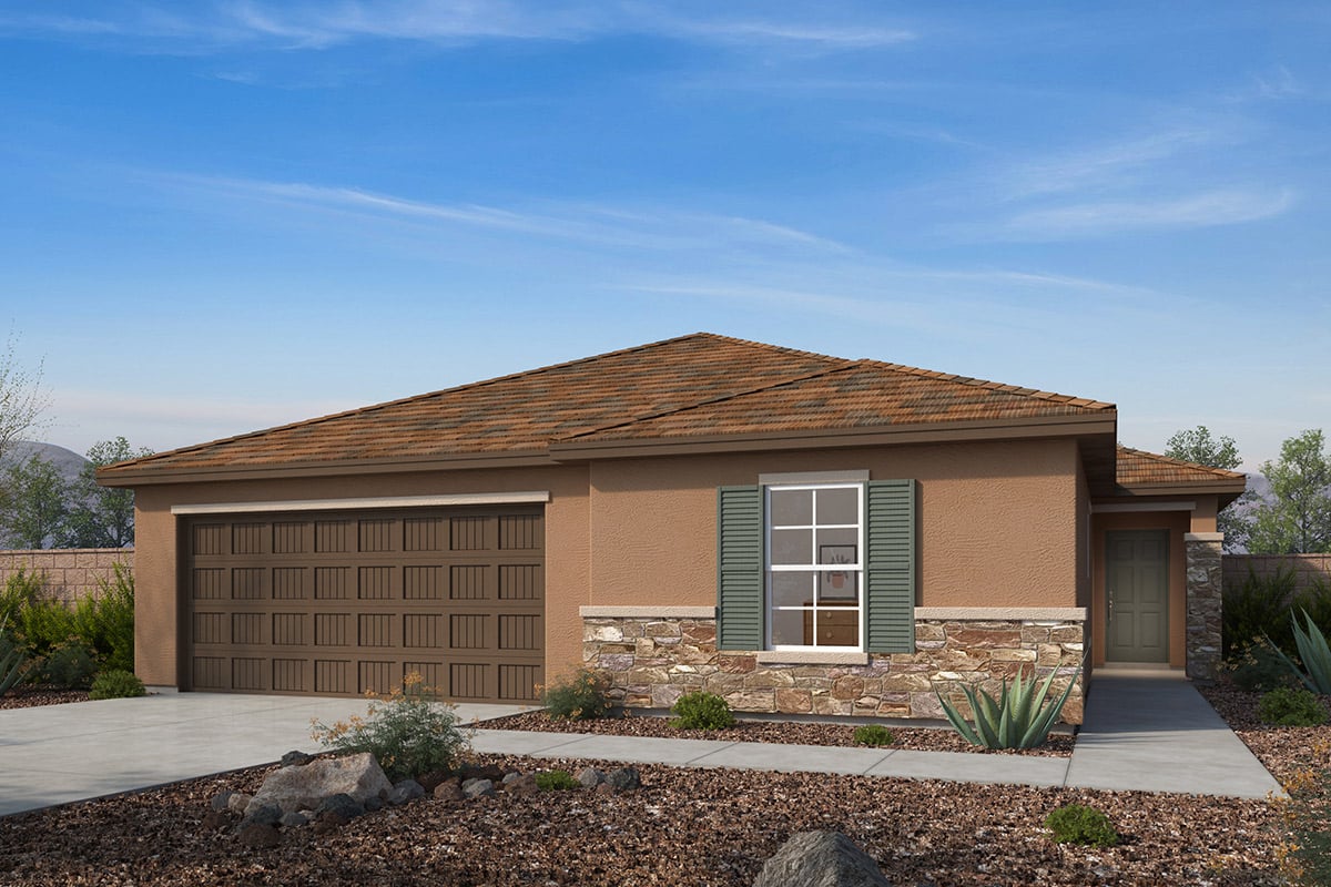 Exterior C with optional stone