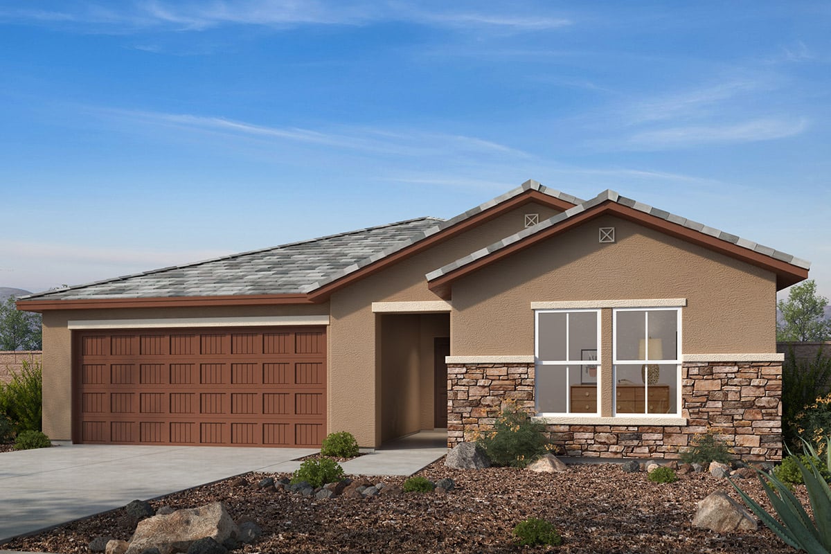 Exterior C with optional stone