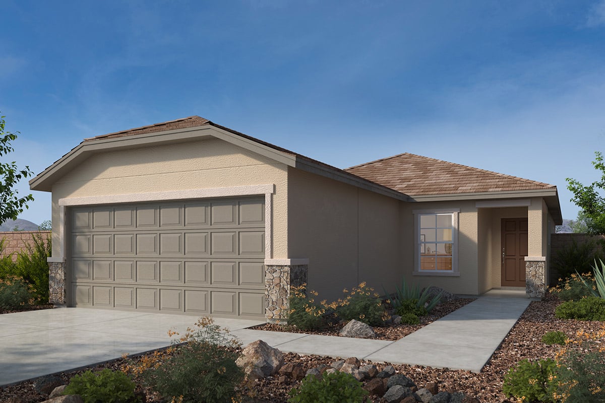 Exterior C with optional stone