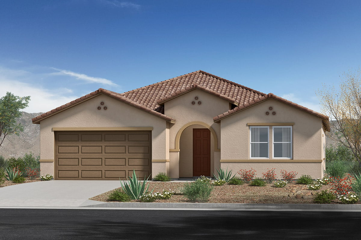 New Homes in Tucson, AZ - Colina de Anza Agave Plan 2394 Elevation A