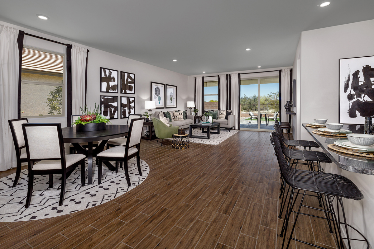 New Homes in Tucson, AZ - Colina de Anza Traditions Plan 1584 Great Room