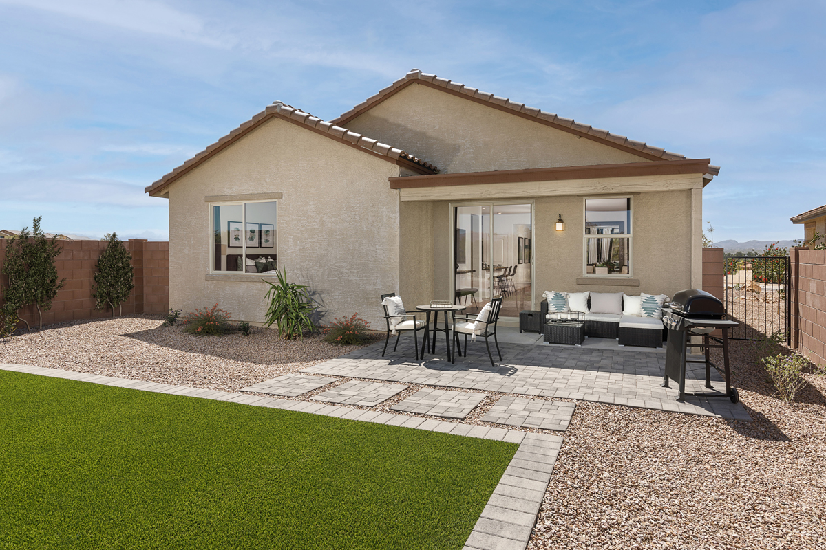 New Homes in Tucson, AZ - Colina de Anza Traditions Plan 1584 Patio