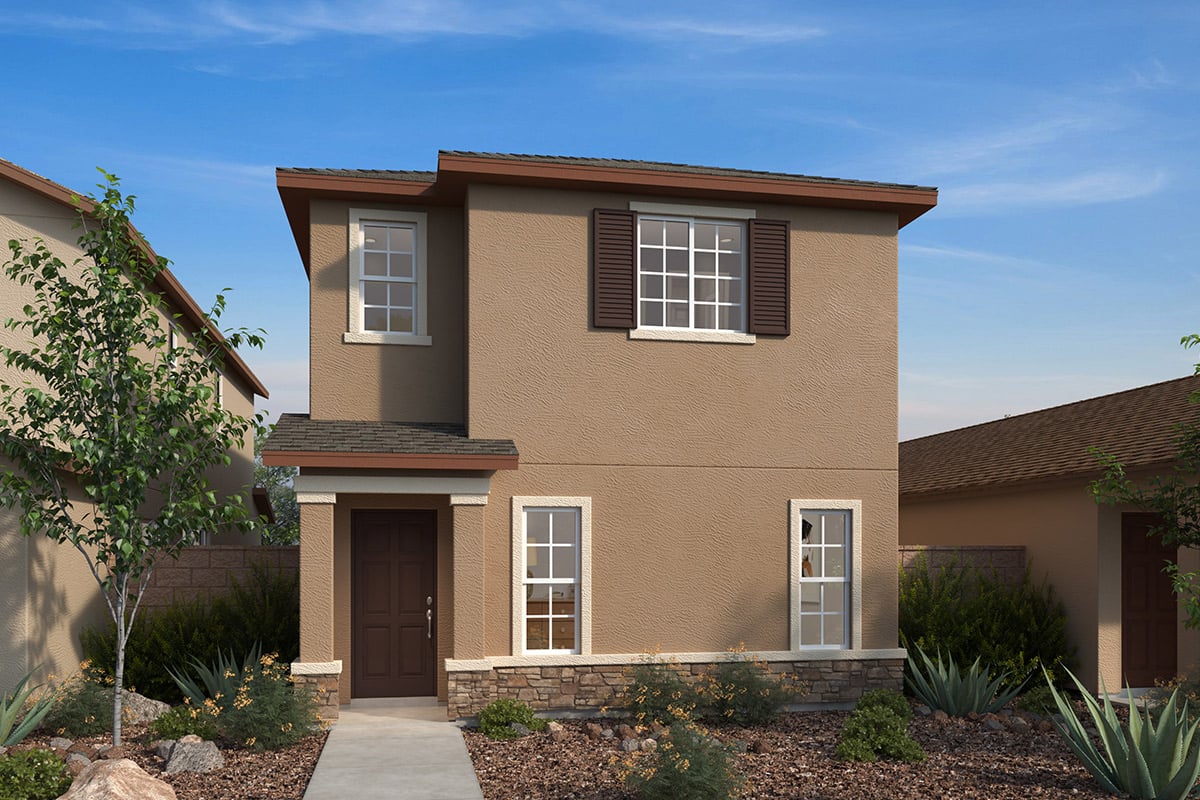 Exterior C with optional stone