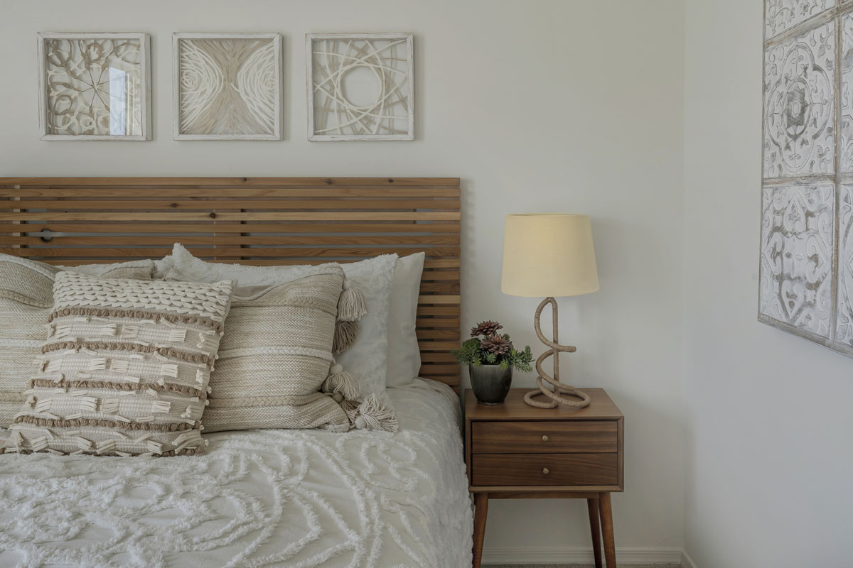 Spacious primary bedroom