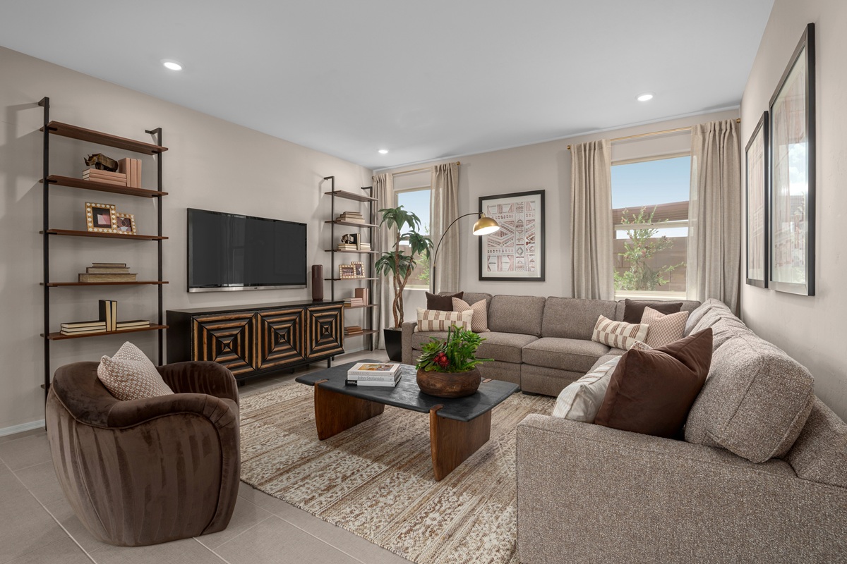 Spacious great room