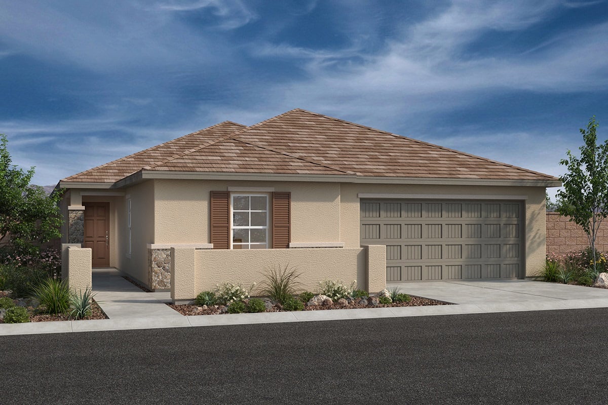 Exterior C with optional stone