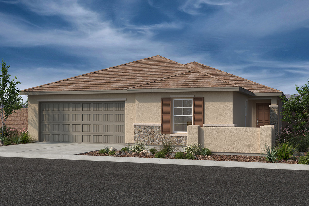 Exterior C with optional stone