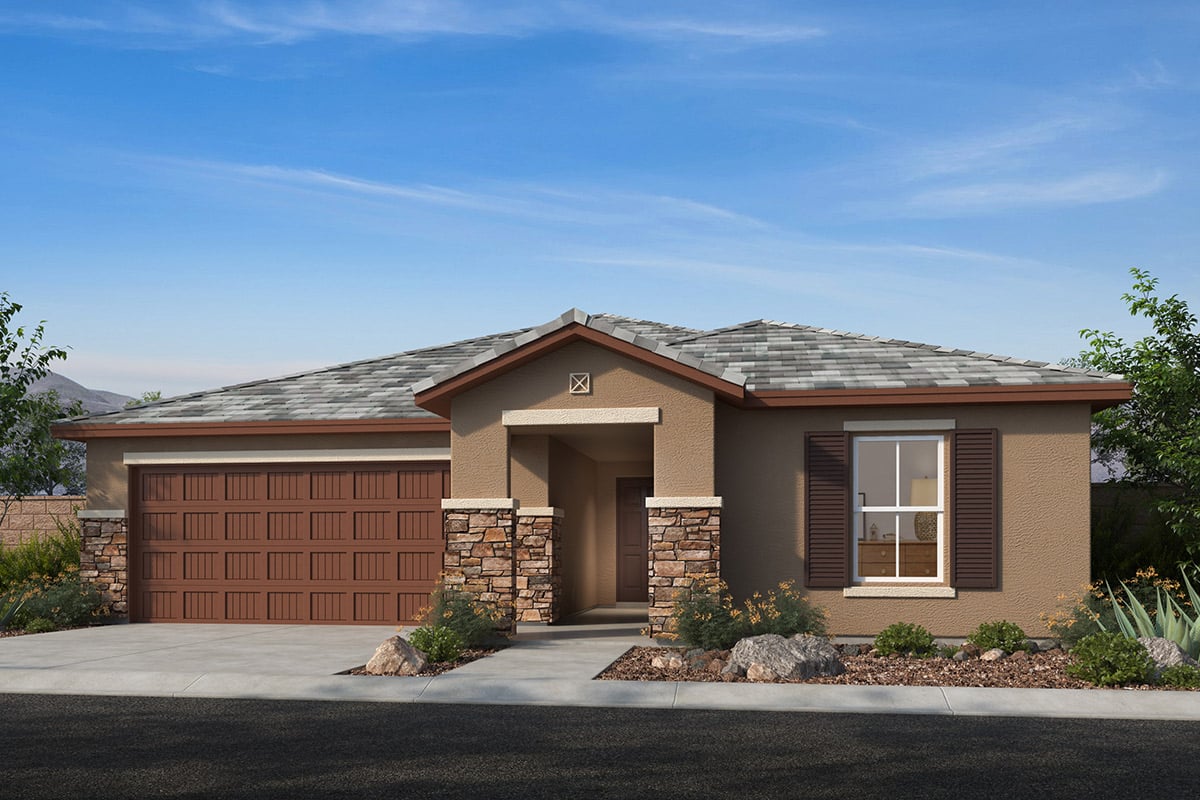 Exterior C with optional stone