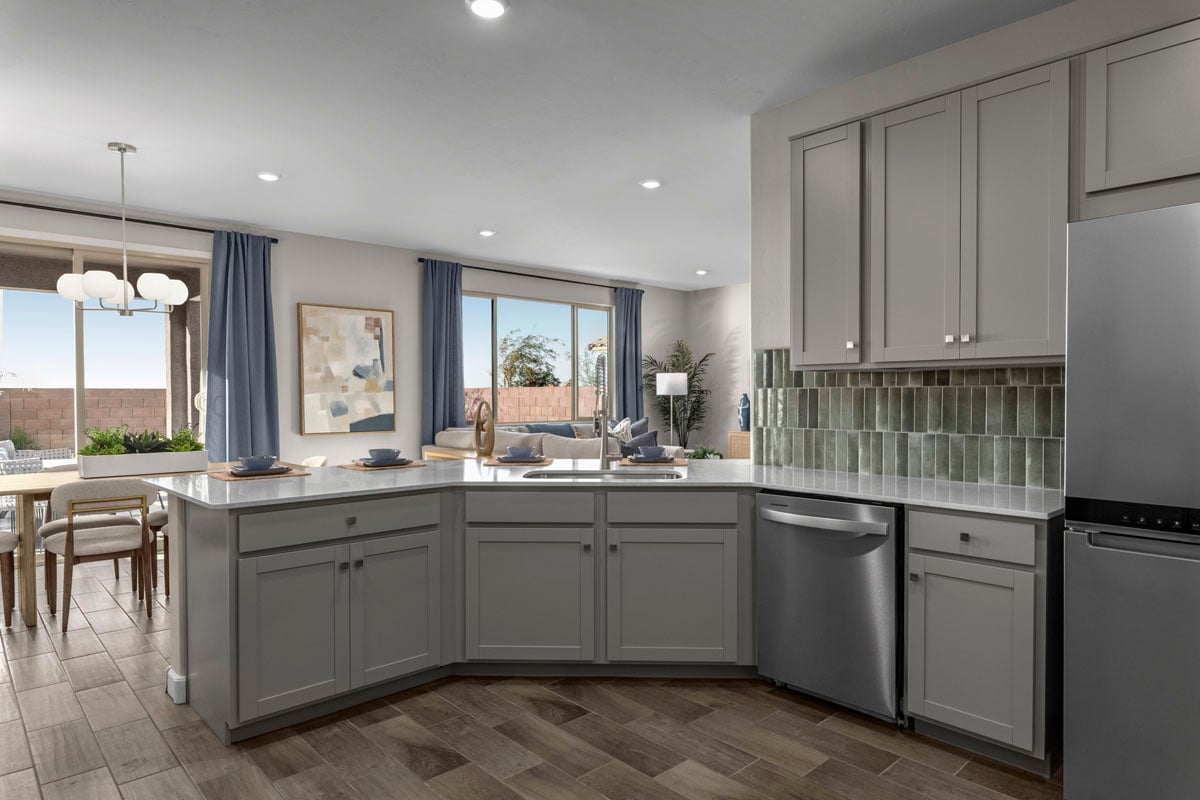 Upgraded quartz countertops